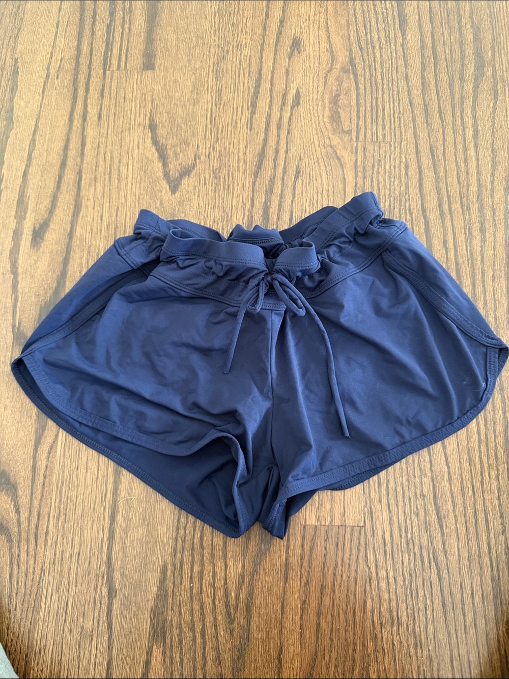 Athleta Women's Navy Drawstring swim Shorts